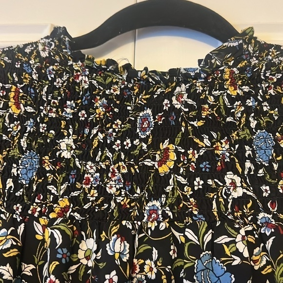 ZARA New Printed Round Neck Mini Dress babydoll - Picture 7 of 10